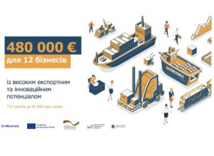 12 бізнесів можуть отримати 480 000 євро на розвиток експорту та інновацій від EU4Business